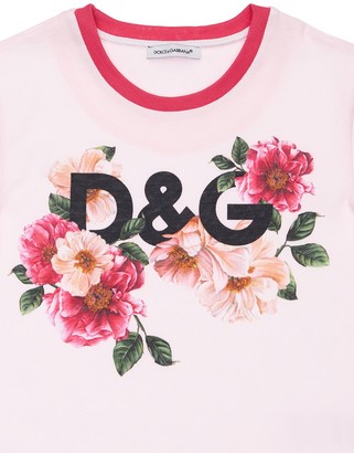 Dolce & Gabbana Printed Cotton Jersey T-shirt