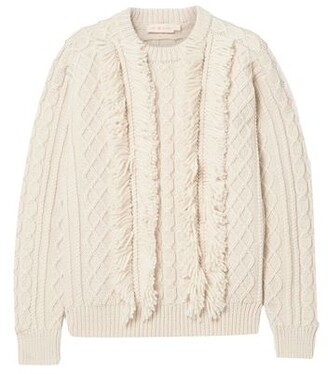 Tory Burch XL Women Ivory Sweater Wool - ShopStyle