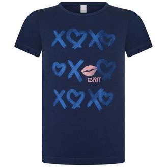 Esprit EspritGirls Navy Love & Kisses Top