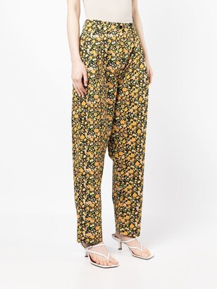 Stella Nova Matti floral-print high-waist trousers