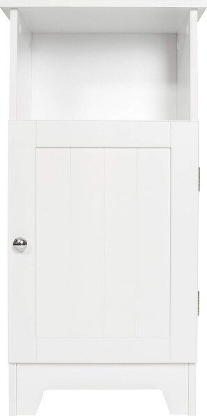 Redmon RedmonShakerStyleSingleDoorCabinet,BathroomStorageOrganizer,White