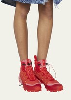 Thumbnail for your product : MM6 MAISON MARGIELA x Salomon Cross Drawstring High-Top Sneakers