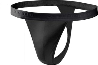 Sesto Senso Mens Gstring Underwear Cotton 1/4 Pack Sexy Thong Panties L  Dark Blue - ShopStyle Briefs