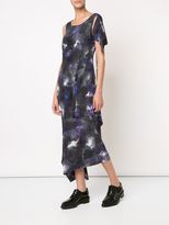 Thumbnail for your product : Yohji Yamamoto long asymmetric dress - women - Silk - 2