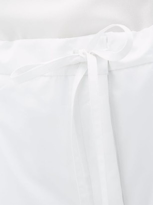 Jil Sander Satin Pyjama Trousers - White