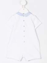 Thumbnail for your product : Emporio Armani Kids striped Peter Pan collar shorties