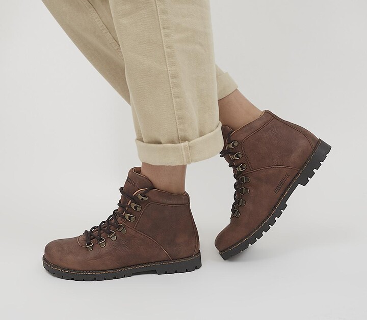 Birkenstock Jackson Hiker Boots Dark Brown - ShopStyle