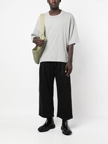 Thumbnail for your product : Studio Nicholson Puch cropped wide-leg jeans