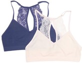Thumbnail for your product : Honeydew Liv Lace Racerback Bralette - Pack of 2