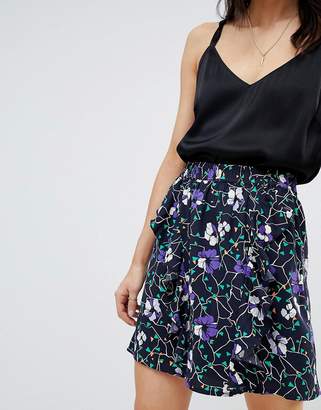 Vero Moda graphic floral skirt