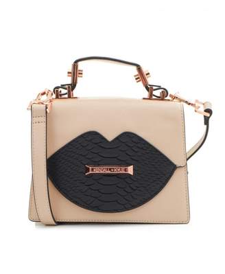 KENDALL + KYLIE Kendall & Kylie Lips Detail Leather Mini Tote