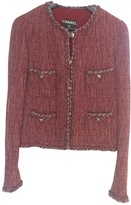 Thumbnail for your product : Chanel Burgundy Cotton Biker jacket