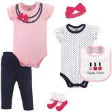 Thumbnail for your product : Little Treasure Bodysuits, Pants, Socks, Bibs and Headbands, 6-Piece Set
