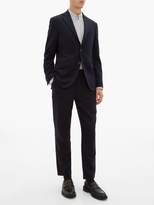 Thumbnail for your product : Etro Floral-jacquard Wool-blend Blazer - Mens - Navy