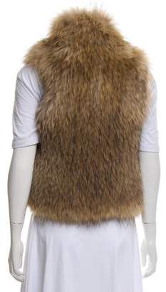 Yves Salomon Raccoon Fur Vest
