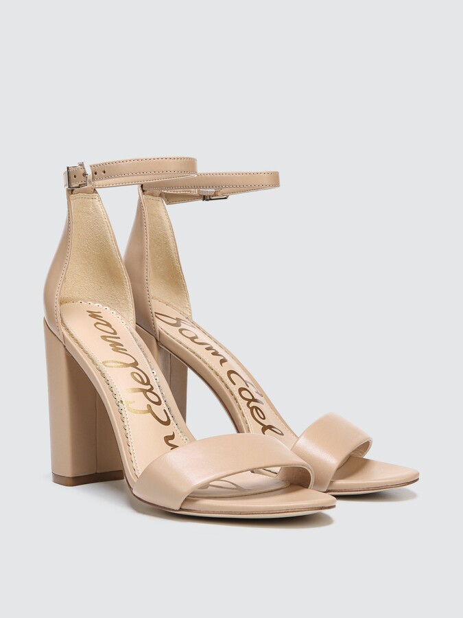 sam edelman nude block heel