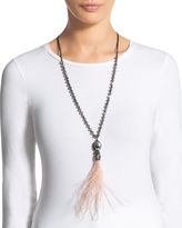 Thumbnail for your product : Chico's Donna Feather Necklace