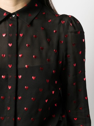 RED Valentino Sheer Heart Shirt