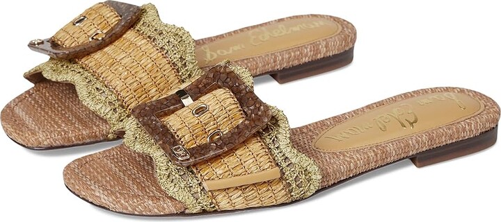 Sam Edelman Bambi Women's Shoes Washed Sage/Amber Tan : 8.5 M, Synthetic/Textile