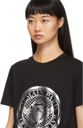 Balmain Black Coin T-Shirt