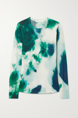 Jason Wu Collection Printed Cashmere And Silk-blend Sweater