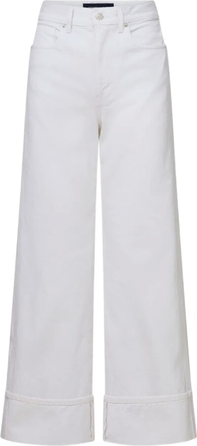 Veronica Beard Taylor wide-leg jeans