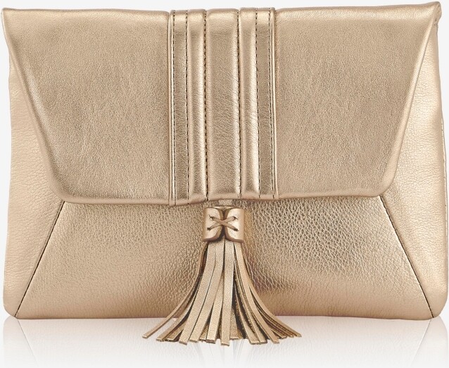 GiGi New York Women's Ava Metallic Leather Wallet