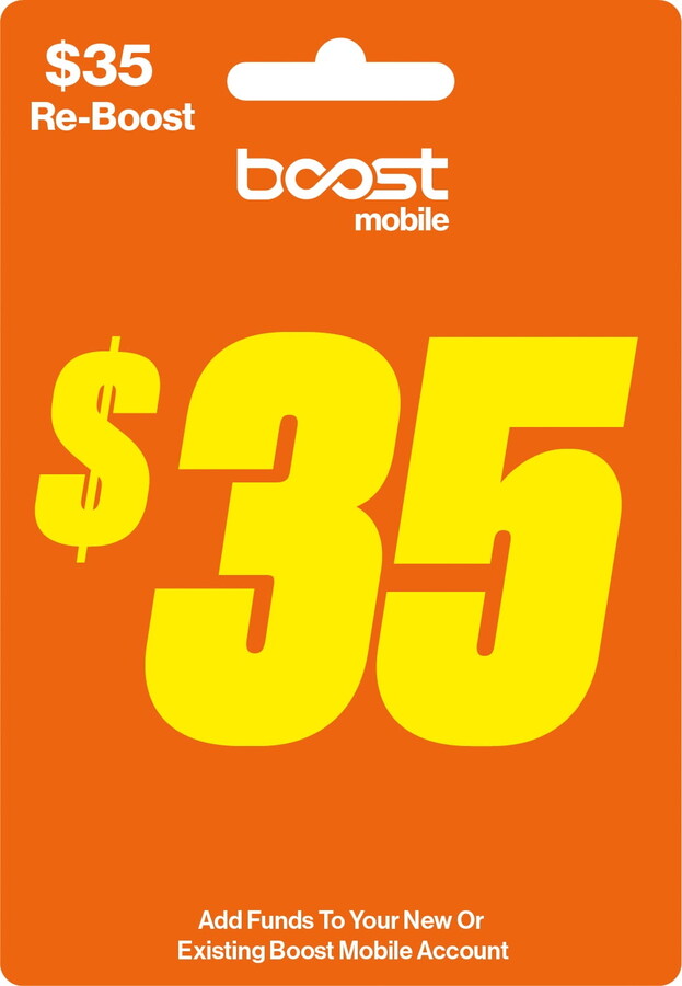 Boost Mobile $35 Direct Top Up