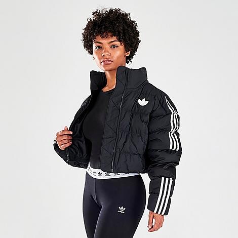 adidas Women's Short Synthetic Down Puffer Jacket - ShopStyle