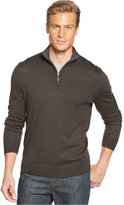 Thumbnail for your product : Club Room Big and Tall Merino-Blend Quarter-Zip Sweater
