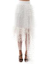 Thumbnail for your product : Chloé Polka-dot layered tulle skirt