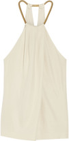 Thumbnail for your product : Halston Jersey halterneck top