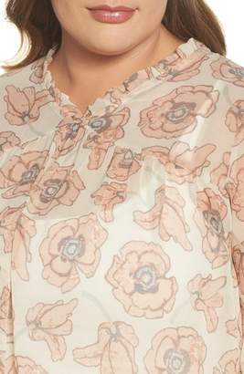 Lucky Brand Exploded Floral Top