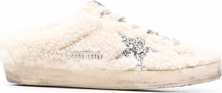 Golden Goose Super-Star Sabot shearling sneakers