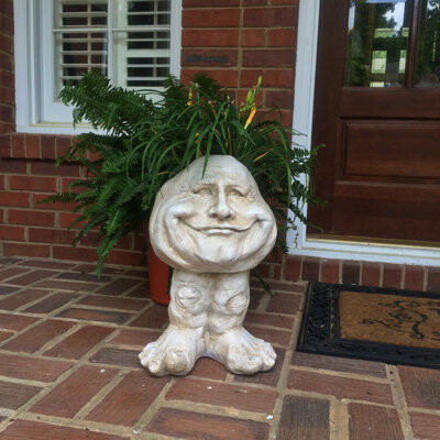 Muggly's Papa John Face Statue Planter