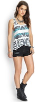 Thumbnail for your product : Forever 21 Tribal Print Racerback Tank