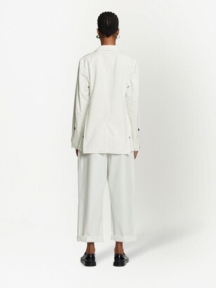 Proenza Schouler White Label Notched-Collar Single-Breasted Blazer