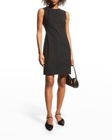 Thumbnail for your product : Theory Fitted Wool Sleeveless Sheath Dress