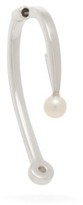 Thumbnail for your product : Alan Crocetti Pearl-embellished Rhodium-plated Single Earring - Silver