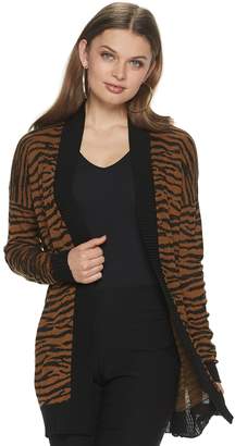 apt 9 leopard cardigan