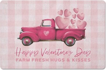 Farm Fresh Hugs & Kisses Floor Mat By Designs Direct