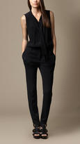 Thumbnail for your product : Burberry Tie Detail Jumpsuit