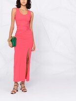 Thumbnail for your product : Patrizia Pepe Gathered Sleeveless Dress