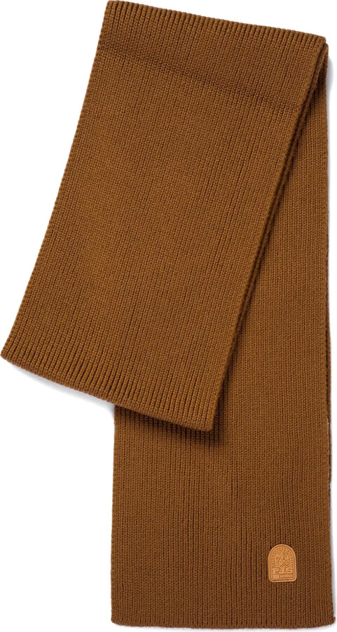 Parajumpers Merino-Wool Logo-Plaque Scarf
