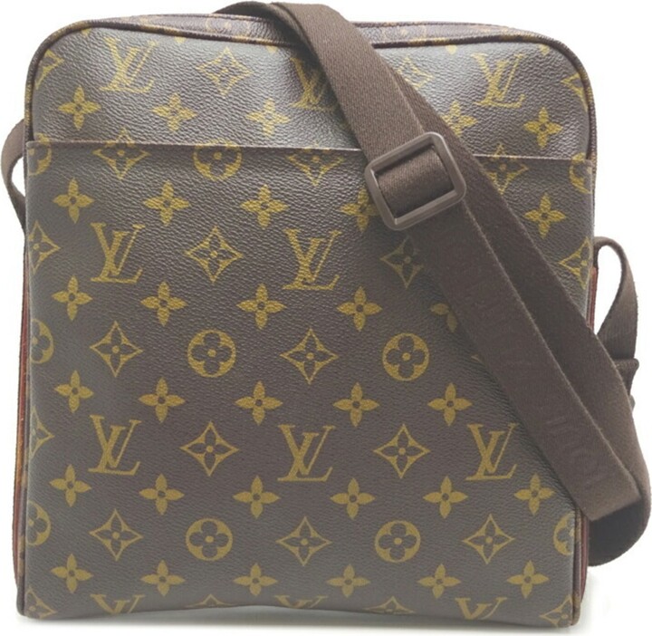 Louis Vuitton Trotteur Brown Canvas Shoulder Bag (Pre-Owned