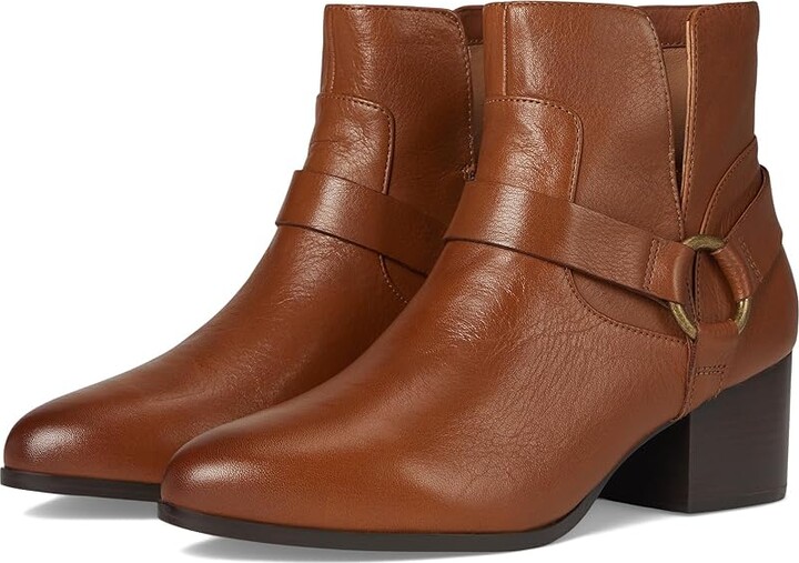 Johnston & Murphy Trista Harness Bootie Women's Boots Cognac