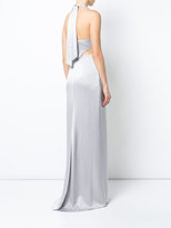 Thumbnail for your product : Halston asymmetric sleeveless gown