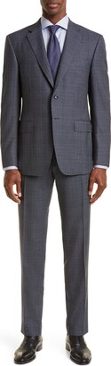 Canali Kei Plaid Wool Suit