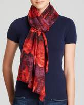 Thumbnail for your product : Aqua Abstract Blurred Floral Scarf - 100% Exclusive