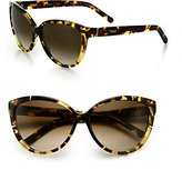 Thumbnail for your product : Chloé Modified Cat's-Eye Sunglasses